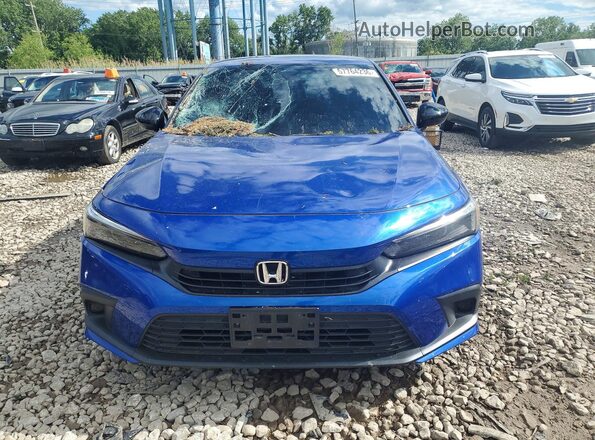 2HGFE2F54RH524319 2024 HONDA CIVIC Blue Вид спереду