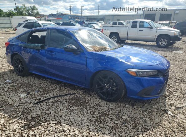 2HGFE2F54RH524319 2024 HONDA CIVIC Blue Передня права чверть