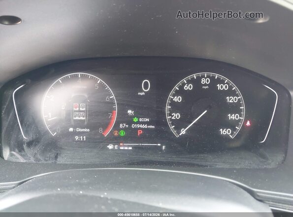 2HGFE2F54RH533621 2024 HONDA CIVIC Gray უკანა სავარძლების ხედი