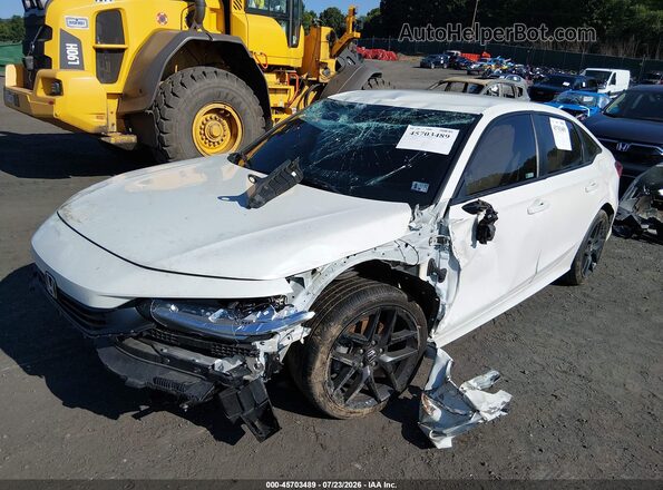 2HGFE2F54RH553593 2024 HONDA CIVIC White Vista tres cuartos delantera izquierda