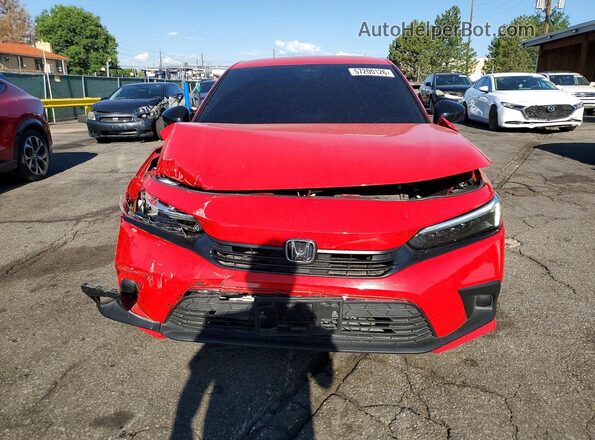 2HGFE2F54RH560169 2024 HONDA CIVIC Red Widok z przodu