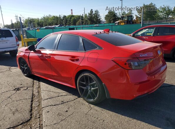 2HGFE2F54RH560169 2024 HONDA CIVIC Red Tył lewy