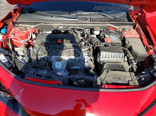 2HGFE2F54RH560169 2024 HONDA CIVIC Red Widok wnętrza z tyłu