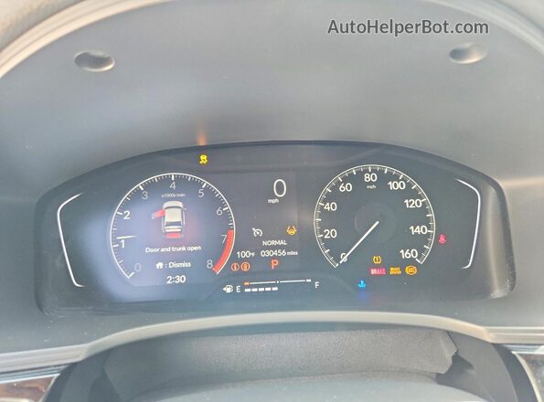 2HGFE2F54RH560298 2024 HONDA CIVIC Gray Սարքավորումների վահանակի տեսք