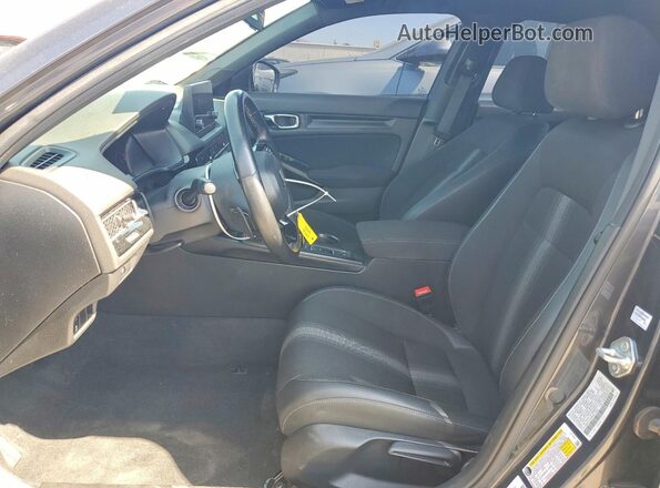2HGFE2F54RH577442 2024 HONDA CIVIC Gray Вид салону спереду