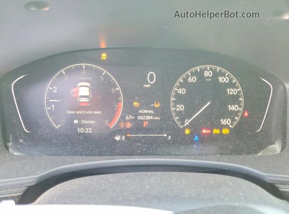 2HGFE2F54RH582267 2024 HONDA CIVIC White Widok zestawu wskaźników
