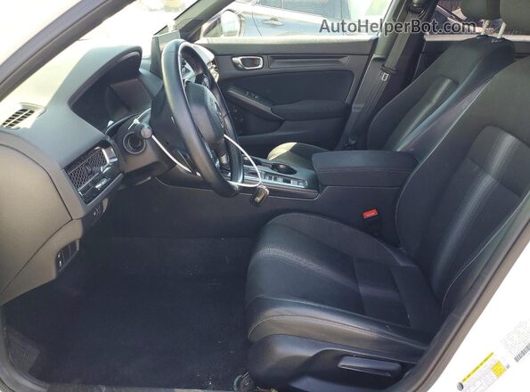 2HGFE2F54RH582267 2024 HONDA CIVIC White Widok wnętrza z przodu