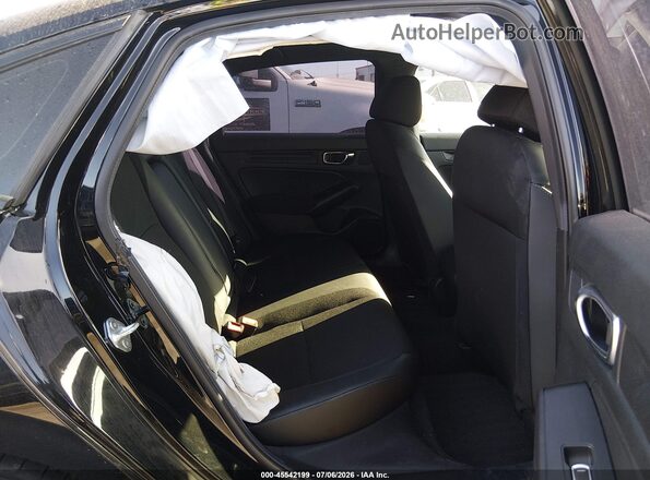 2HGFE2F54SH522317 2025 HONDA CIVIC Black Vista de la etiqueta del VIN