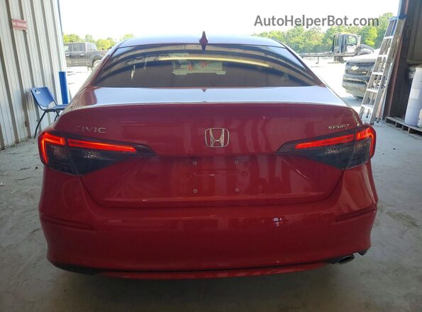 2HGFE2F54SH524701 2025 HONDA CIVIC Red Widok z tyłu