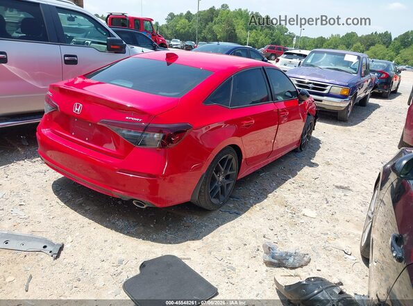 2HGFE2F54SH548240 2025 HONDA CIVIC Красный Задняя правая четверть