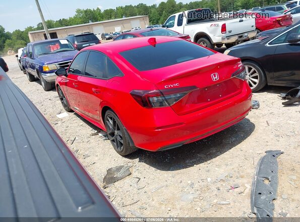 2HGFE2F54SH548240 2025 HONDA CIVIC Красный Задняя левая четверть