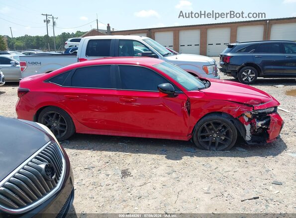 2HGFE2F54SH548240 2025 HONDA CIVIC Красный Вид задней части салона