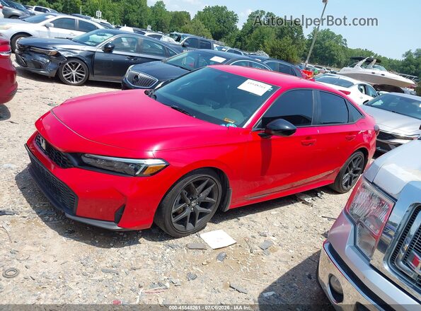 2HGFE2F54SH548240 2025 HONDA CIVIC Красный Панорамный вид салона 360°