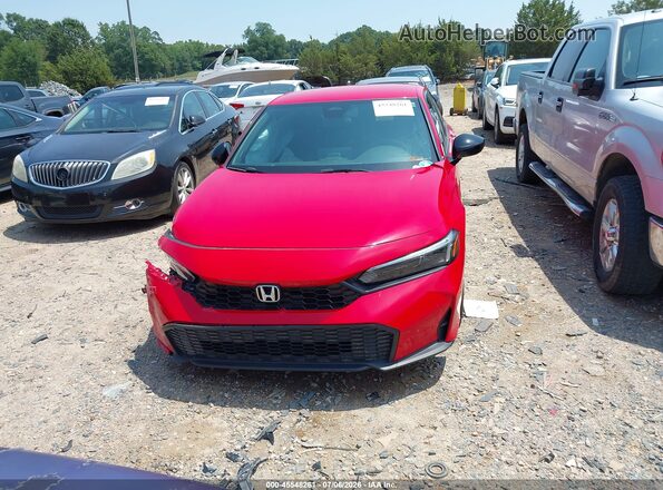 2HGFE2F54SH548240 2025 HONDA CIVIC Красный Вид щитка приборов