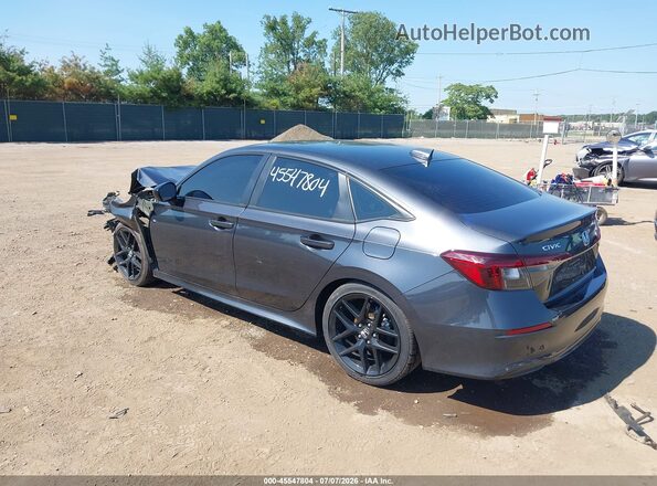 2HGFE2F54SH561456 2025 HONDA CIVIC Gray Հետևի ձախ