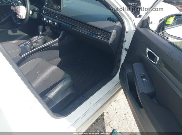 2HGFE2F54SH565426 2025 HONDA CIVIC White წინა სალონის ხედი