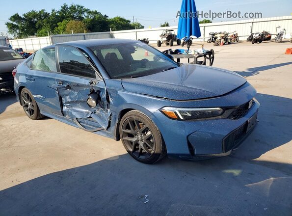 2HGFE2F54SH566558 2025 HONDA CIVIC Blue Przód prawy