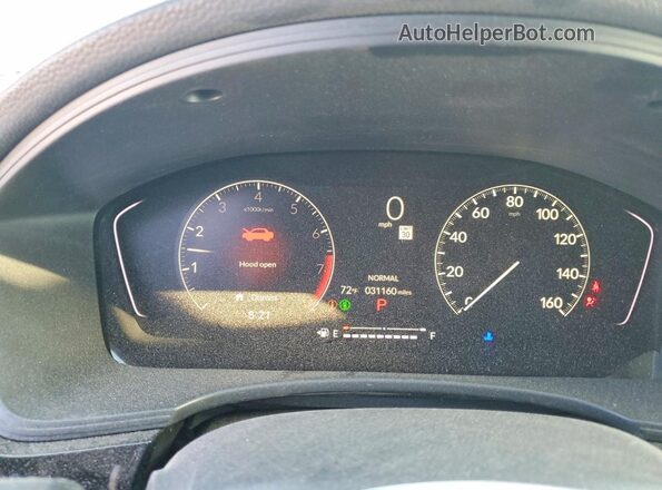 2HGFE2F54SH566558 2025 HONDA CIVIC Blue Widok zestawu wskaźników