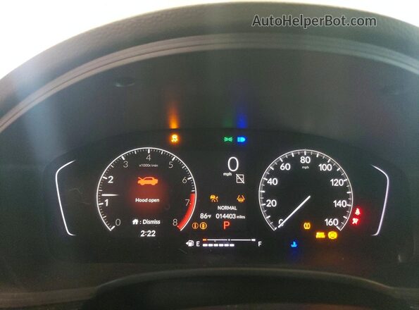 2HGFE2F54SH566785 2025 HONDA CIVIC Silver Вид щитка приладів