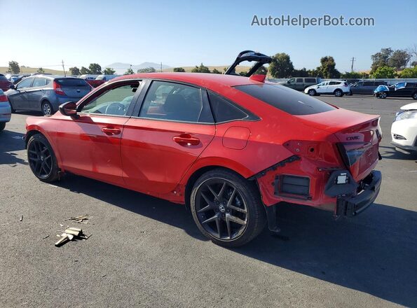 2HGFE2F54SH576801 2025 HONDA CIVIC Red უკანა მარცხენა