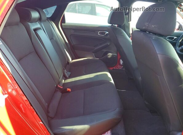 2HGFE2F54SH576801 2025 HONDA CIVIC Red უკანა სავარძლების ხედი