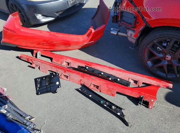 2HGFE2F54SH576801 2025 HONDA CIVIC Red ძრავის განყოფილების ხედი