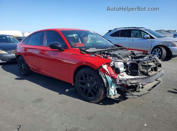2HGFE2F54SH576801 2025 HONDA CIVIC Red წინა მარჯვენა