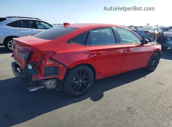 2HGFE2F54SH576801 2025 HONDA CIVIC Red უკანა მარჯვენა