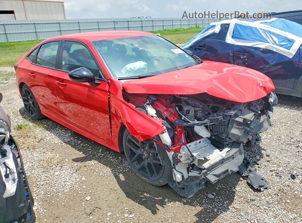 2HGFE2F54SH579424 2025 HONDA CIVIC Красный Передняя правая четверть