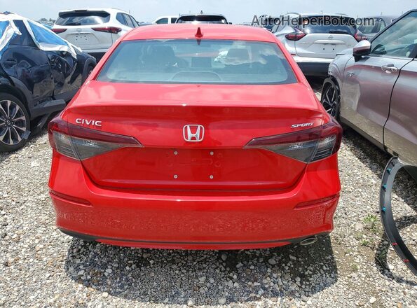 2HGFE2F54SH579424 2025 HONDA CIVIC Красный Вид сзади