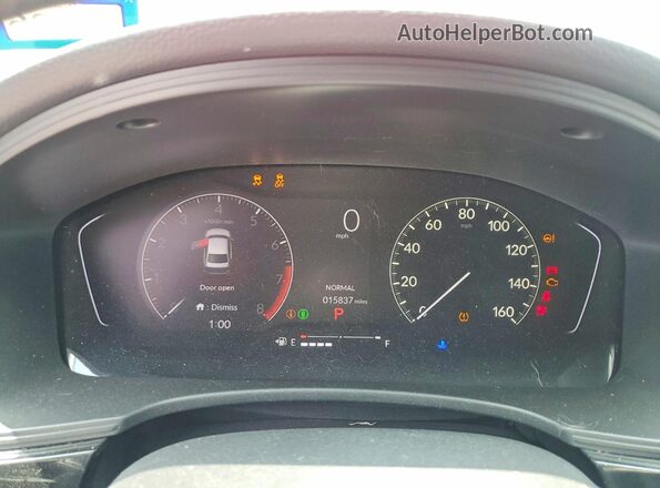 2HGFE2F54SH579424 2025 HONDA CIVIC Красный Вид щитка приборов