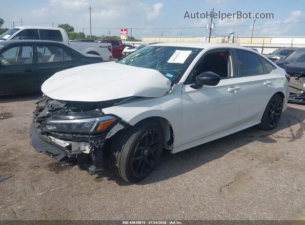 2HGFE2F54SH580010 2025 HONDA CIVIC White Vista tres cuartos delantera izquierda