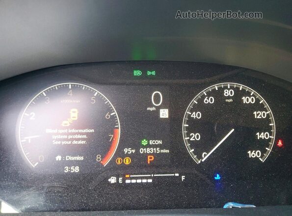 2HGFE2F54TH501372 2026 HONDA CIVIC Silver Widok zestawu wskaźników