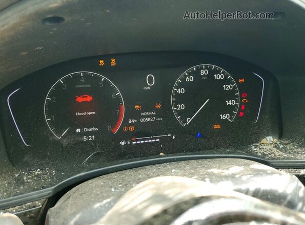 2HGFE2F54TH519399 2026 HONDA CIVIC Silver Instrument cluster view