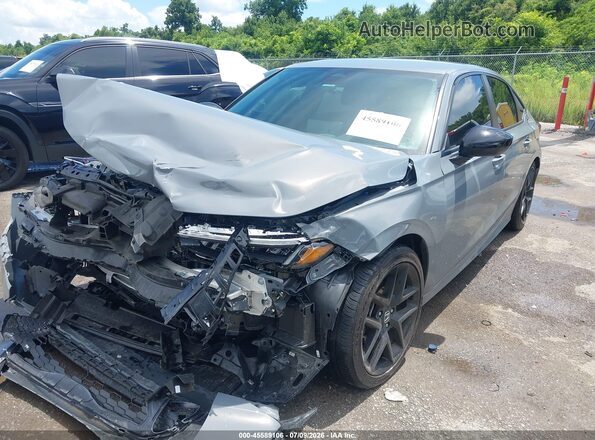 2HGFE2F54TH542570 2026 HONDA CIVIC Gray Vista tres cuartos delantera izquierda