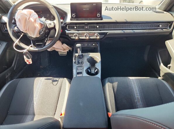 2HGFE2F54TH543217 2026 HONDA CIVIC Gray Dashboard view