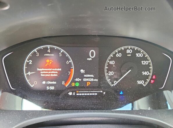 2HGFE2F54TH543248 2026 HONDA CIVIC Black Vista del cuadro de instrumentos