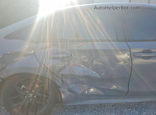 2HGFE2F54TH549552 2026 HONDA CIVIC Gray უკანა სავარძლების ხედი