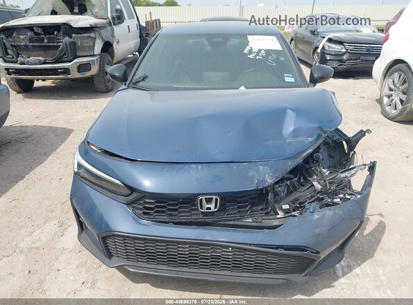 2HGFE2F54TH586505 2026 HONDA CIVIC Blue Вид щитка приладів
