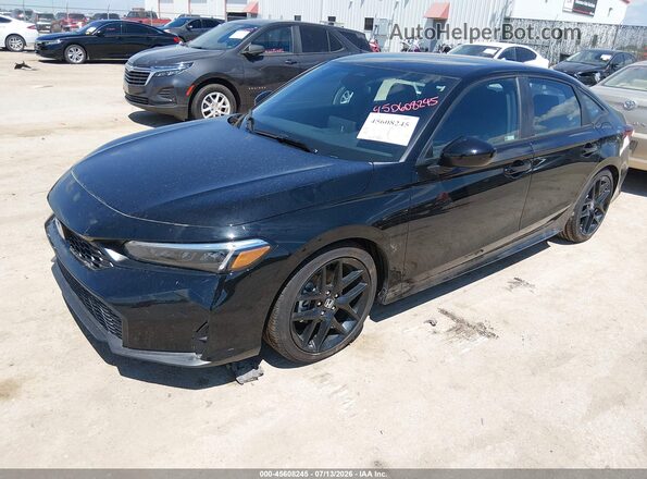 2HGFE2F54TH593728 2026 HONDA CIVIC Черный Передняя левая четверть