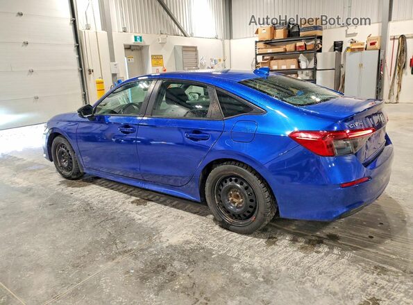 2HGFE2F55NH110153 2022 HONDA CIVIC Blue Trasero izquierdo