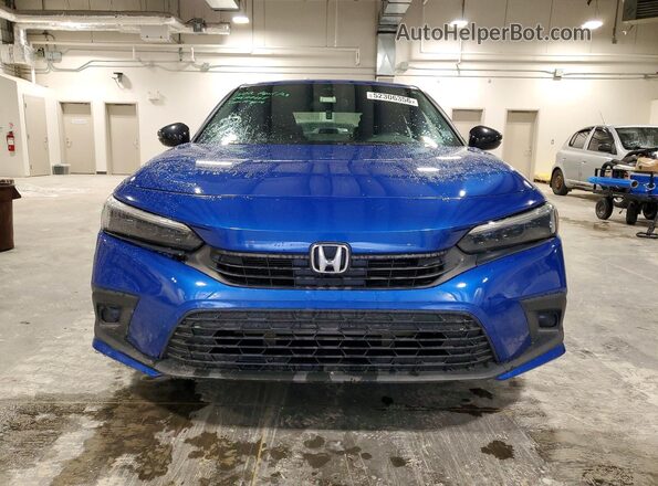 2HGFE2F55NH110153 2022 HONDA CIVIC Blue Vista frontal