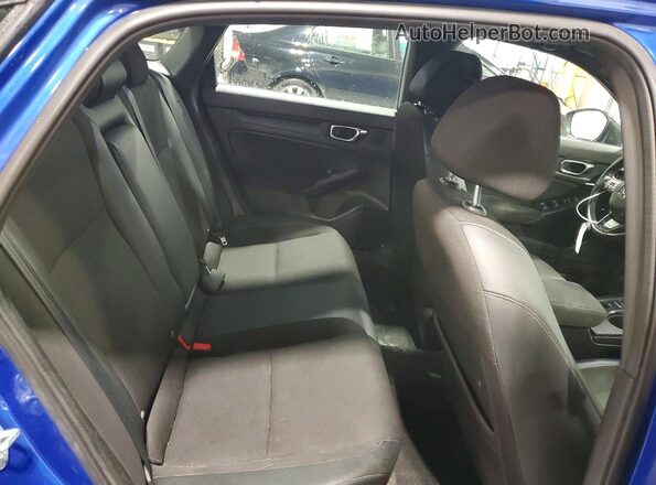 2HGFE2F55NH110153 2022 HONDA CIVIC Blue Vista de los asientos traseros