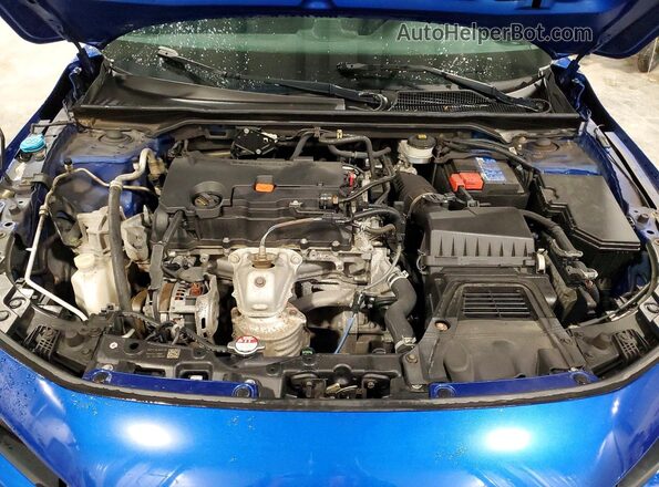 2HGFE2F55NH110153 2022 HONDA CIVIC Blue Vista interior trasera