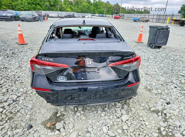 2HGFE2F55NH510181 2022 HONDA CIVIC Black Vista trasera