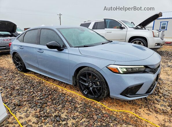 2HGFE2F55NH537056 2022 HONDA CIVIC Серый Передняя правая четверть