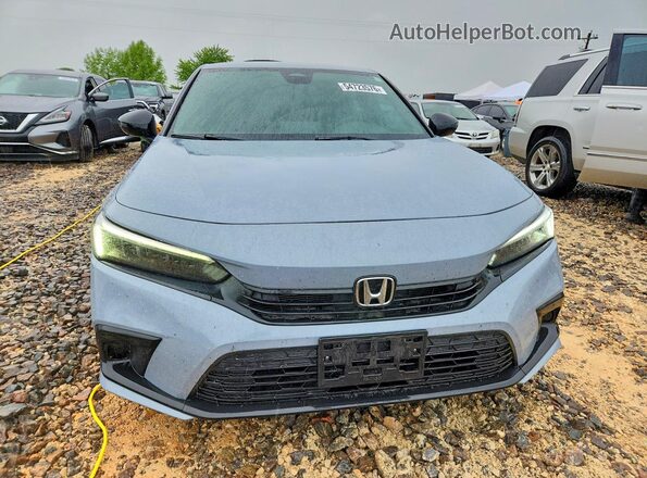 2HGFE2F55NH537056 2022 HONDA CIVIC Серый Вид спереди