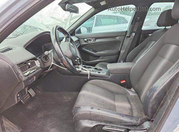 2HGFE2F55NH537056 2022 HONDA CIVIC Серый Вид салона спереди