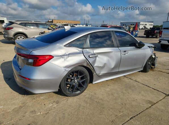 2HGFE2F55NH542046 2022 HONDA CIVIC Silver Trasero derecho