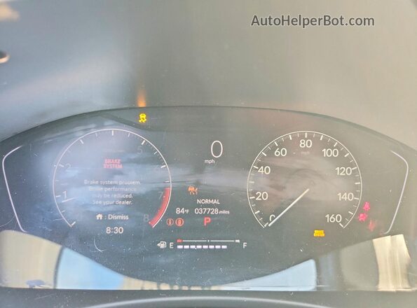 2HGFE2F55NH542046 2022 HONDA CIVIC Silver Vista del cuadro de instrumentos